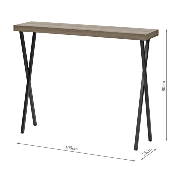 Data Console Table Oak Effect - Image 9
