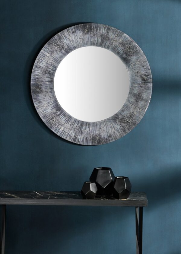 Data Console Table Dark Marble Effect - Image 6