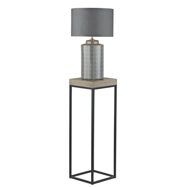 Fabio Nest of 2 Plant Stand Oak Style Effect - Image 3
