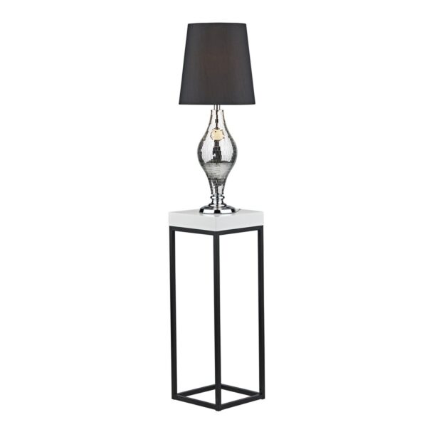 Fabio Nest of 2 Plant Stands White Gloss Top - Image 3