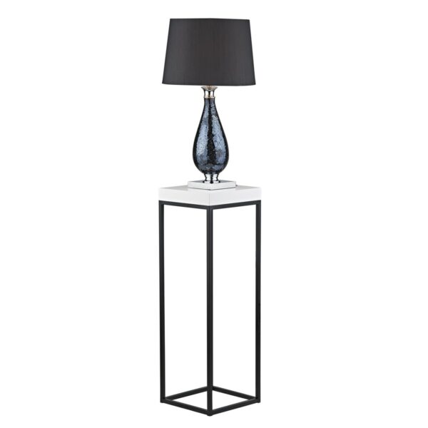 Fabio Nest of 2 Plant Stands White Gloss Top - Image 4