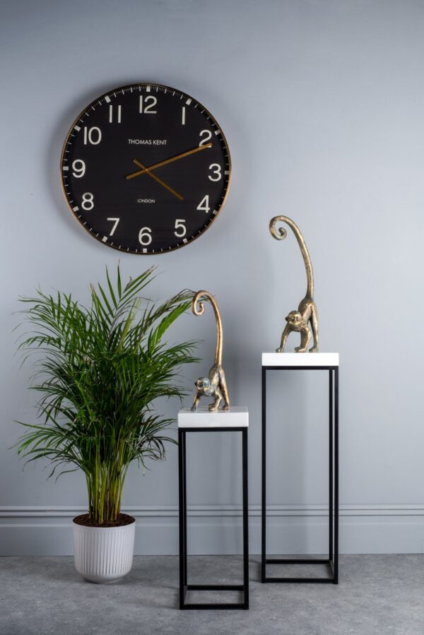 Fabio Nest of 2 Plant Stands White Gloss Top - Image 7
