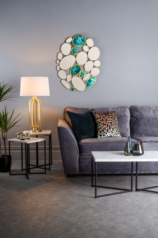 Fotini Coffee Table White Marble Effect - Image 4
