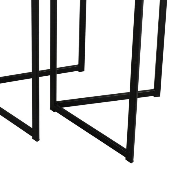 Mibello Nested Side Tables Light Oak Effect - Image 4
