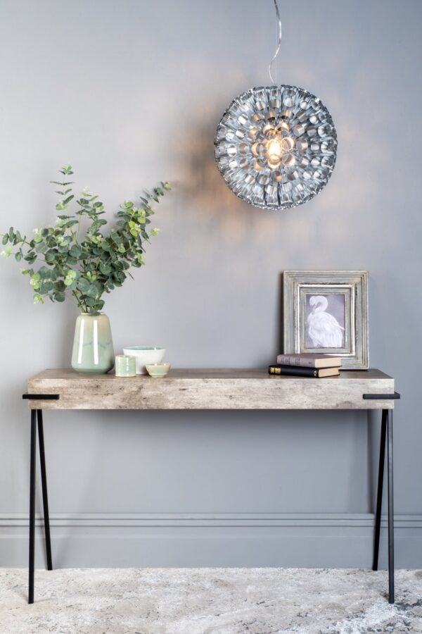 Royan Console Table Concrete Effect - Image 3