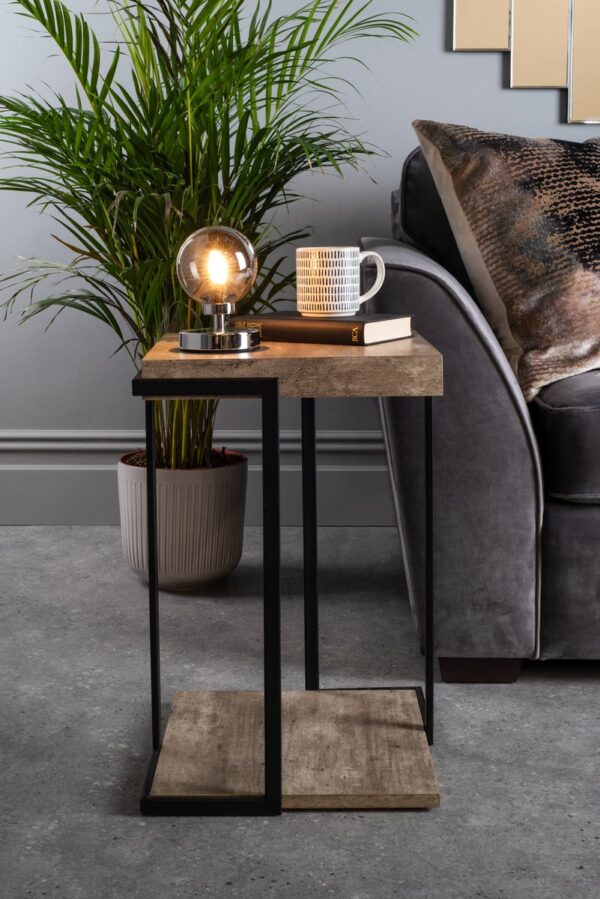 Royan Square Table Concrete Effect - Image 3