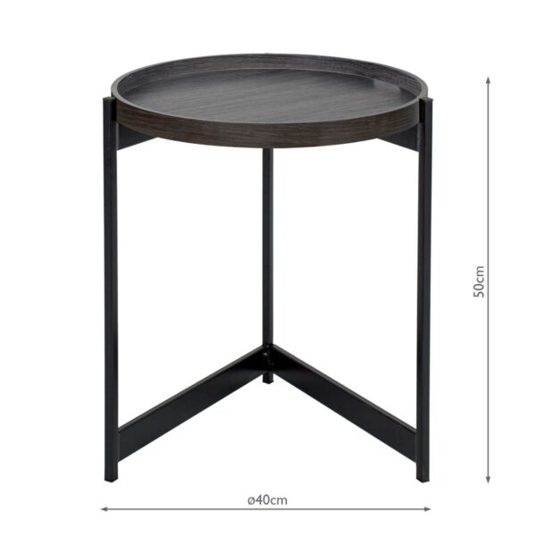 Tomal Round Table Dark Oak Style Effect - Image 6