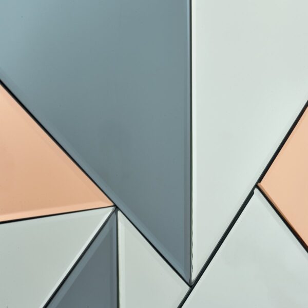 Ephesus Rectangle Mirror Smoked & Rose Gold 120cm x 80cm - Image 3