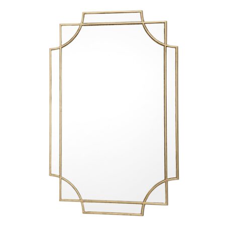 Guapo Rectangle Gold Detail Mirror 90 x 60cm