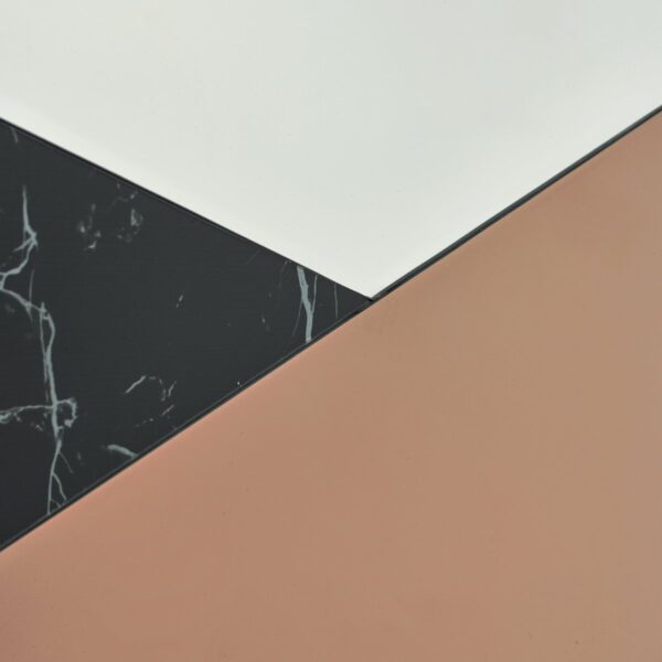 Jalisa Oval Mirror Rose Gold & Black 80cm x 40cm - Image 4