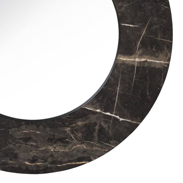 Juvan Dark Marble Mirror 80cm - Image 3