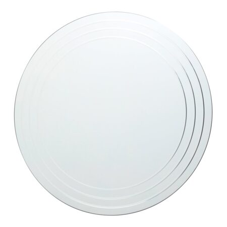 Meora Round Bevelled Mirror 100cm
