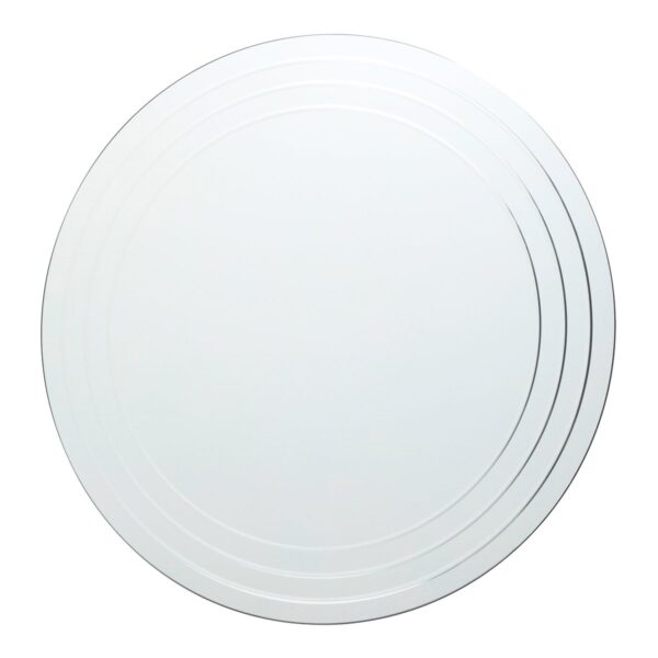 Meora Round Bevelled Mirror 100cm