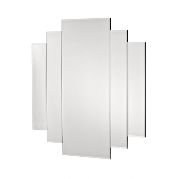 Odeon Rectangle Stepped Mirror 88 x 88cm