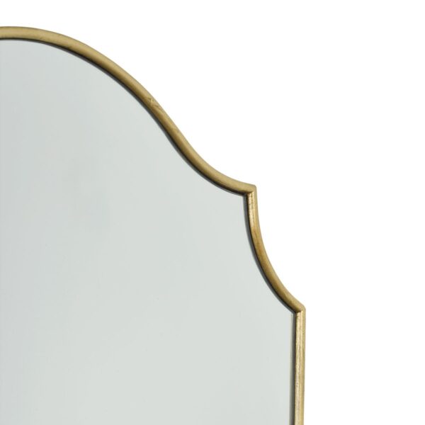 Ruggiero Rectangle Mirror With Gold Detail 70 x 50cm - Image 3