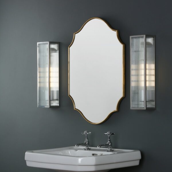 Ruggiero Rectangle Mirror With Gold Detail 70 x 50cm - Image 5