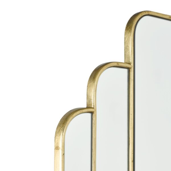 Skovgaard Rectangle Mirror With Gold Detail 90 x 60cm - Image 2