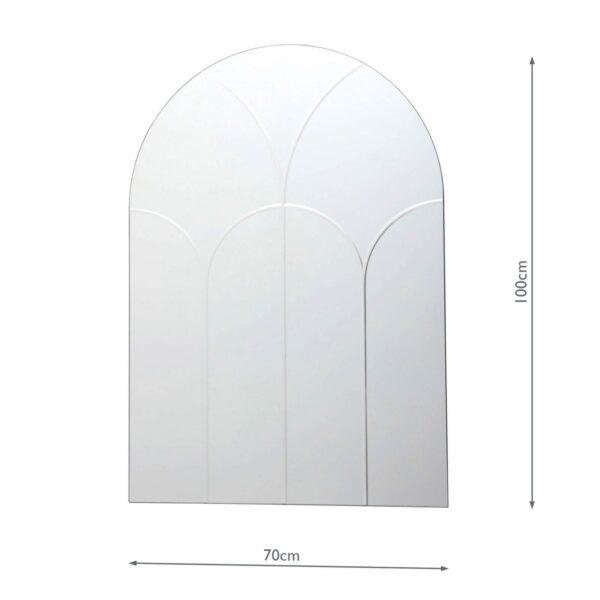 Sybil Bevelled Rectangle Mirror 100 x 70cm - Image 8