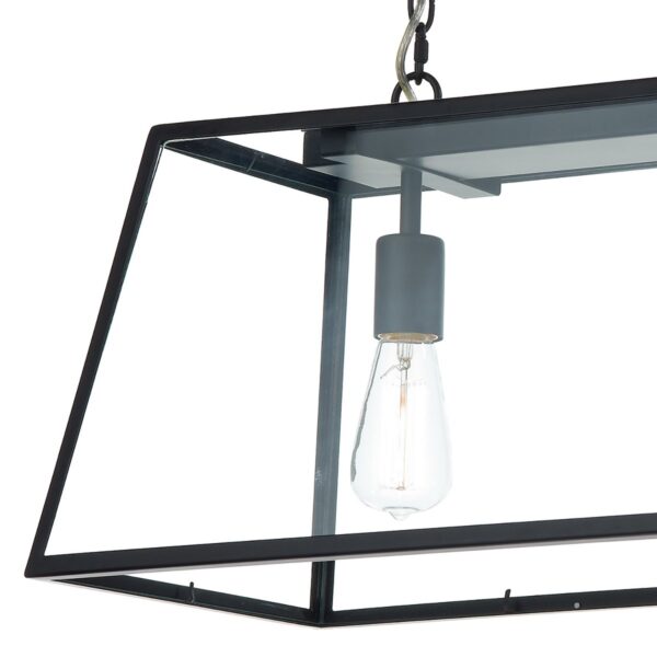 Academy 3 Light Pendant Black - Image 5