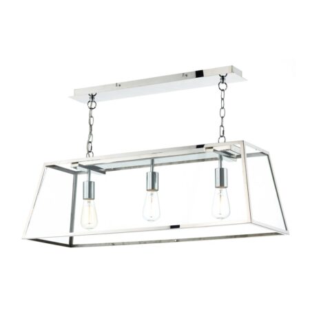 Academy 3 Light Pendant Stainless Steel