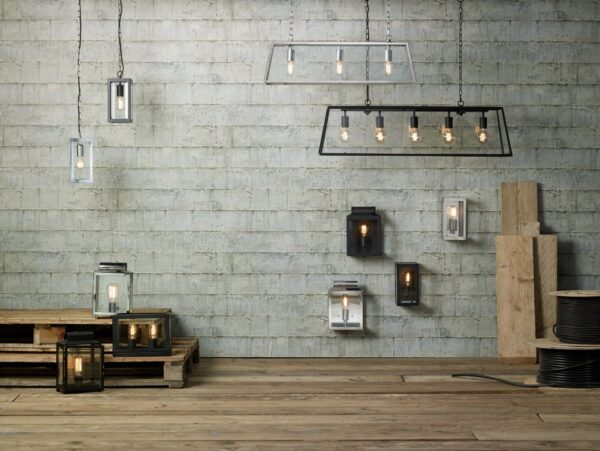 Academy 5 Light Pendant Black - Image 5