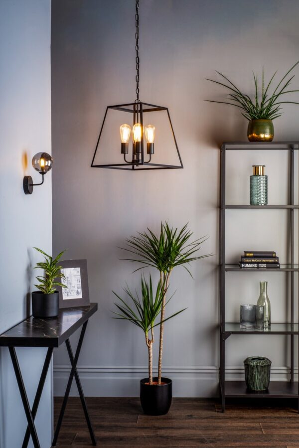 Academy 4 Light Lantern Black - Image 5