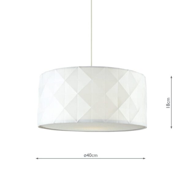 Aisha Faceted Easy Fit Shade White - Image 6