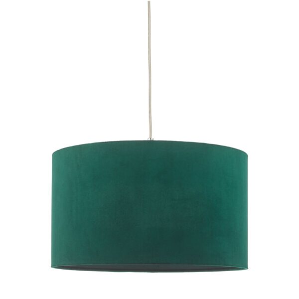 Akavia Green Velvet Drum Shade 35cm - Image 2