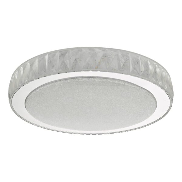 Akelia Flush Acrylic & Stainless Steel Large LED - Image 2