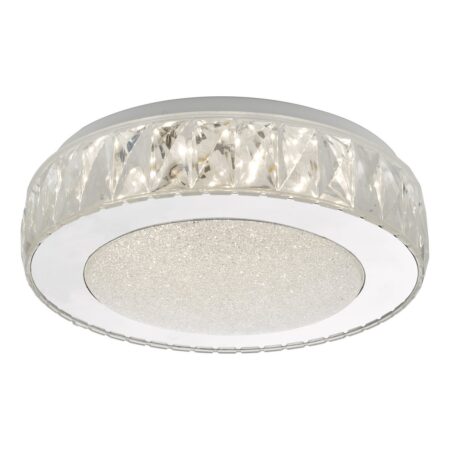 Akelia Flush Acrylic & Stainless Steel Small LED