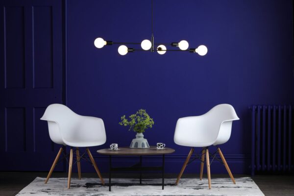 Alana 6 Light Pendant Black - Image 6