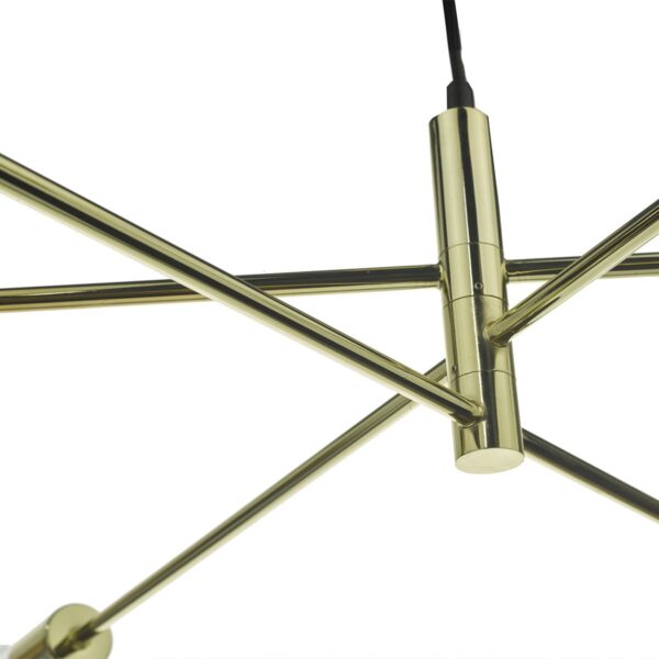 Alana 6 Light Pendant Polished Gold - Image 4