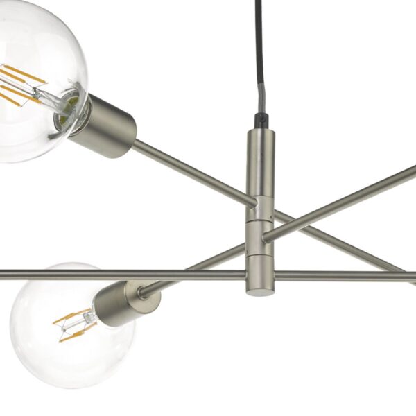 Alana 6 Light Pendant Satin Chrome - Image 2