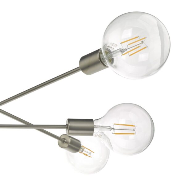 Alana 6 Light Pendant Satin Chrome - Image 3