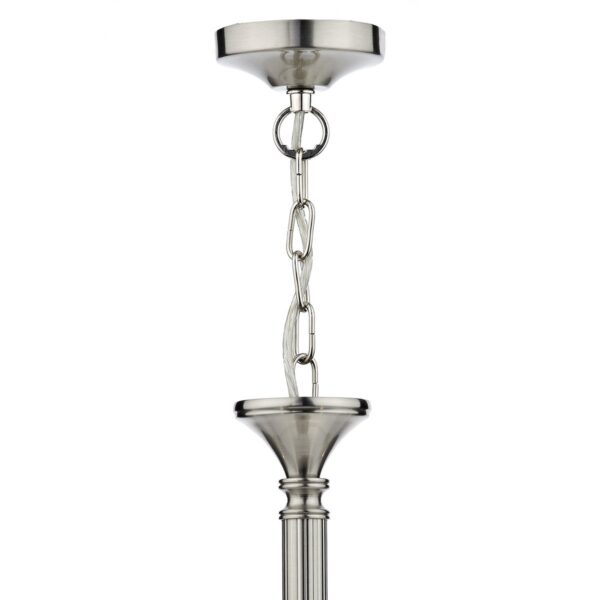 Ambassador 5 Light Dual Mount Pendant Satin Chrome - Image 2