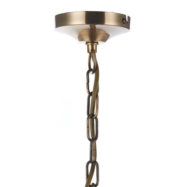 Ambassador 5 Light Dual Mount Pendant Antique Brass - Image 4