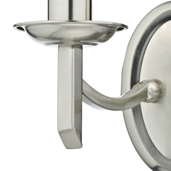 Ambassador Double Wall Bracket Satin Chrome - Image 4