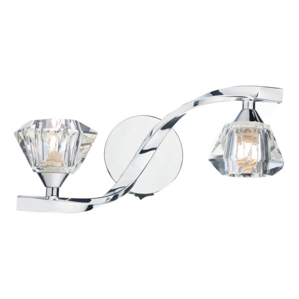 Ancona Double Wall Bracket Polished Chrome