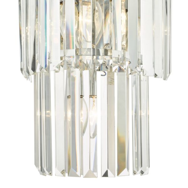 Angel 6 Light Wall Light Polished Chrome Crystal - Image 6