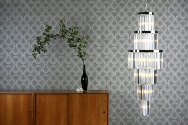 Angel 28 Light Chandelier Crystal Polished Chrome - Image 9