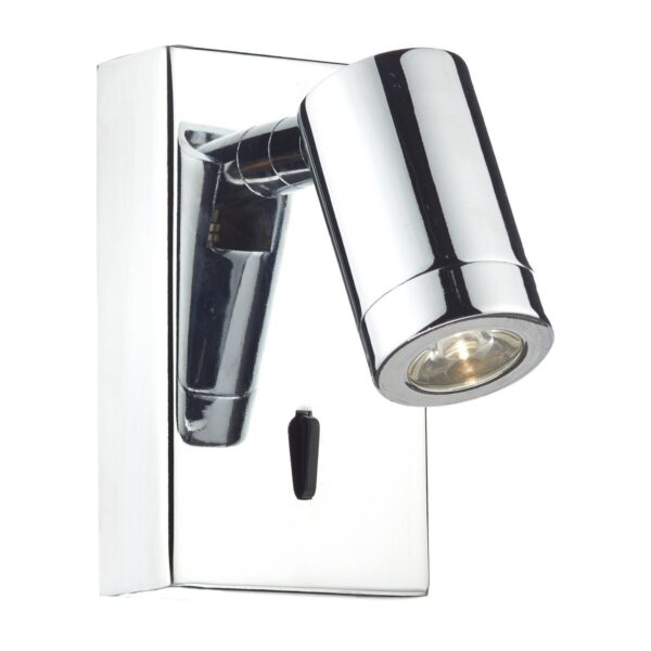 Anvil Wall Bracket Polished Chrome LED
