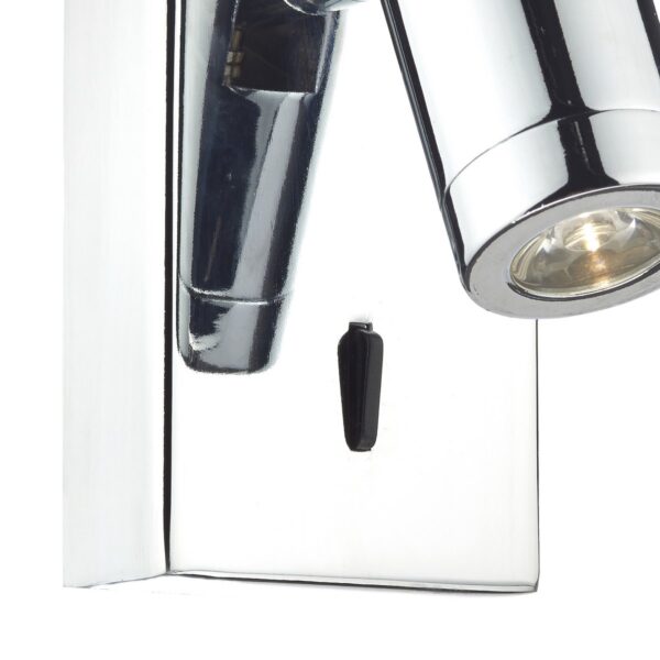 Anvil Wall Bracket Polished Chrome LED - Image 3