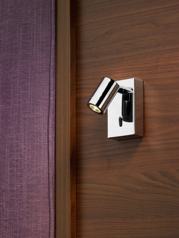 Anvil Wall Bracket Polished Chrome LED - Image 5