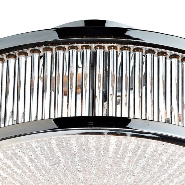 Aramis 3 Light Glass Flush - Image 3