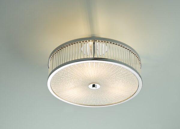 Aramis 3 Light Glass Flush - Image 5