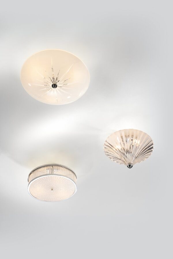 Aramis 3 Light Glass Flush - Image 6