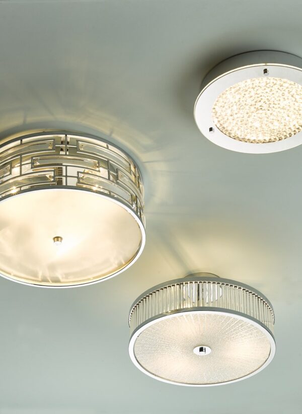 Aramis 3 Light Glass Flush - Image 7