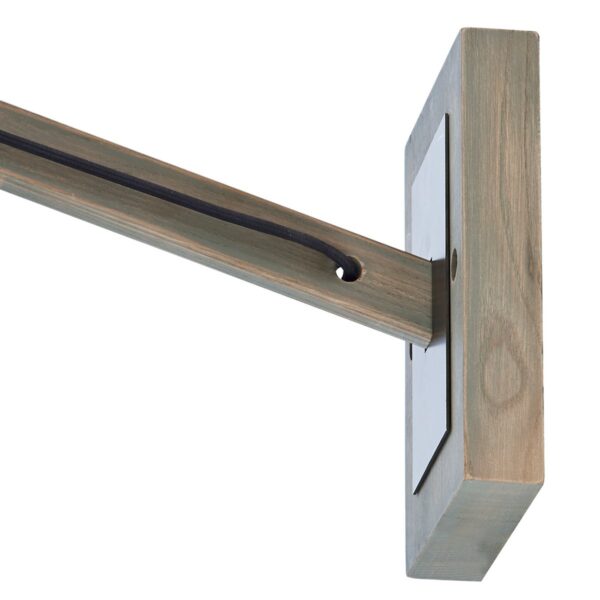 Arken Wall Bracket Grey & Wood - Image 3