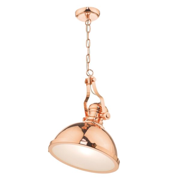 Arona Pendant Polished Copper & Glass - Image 2