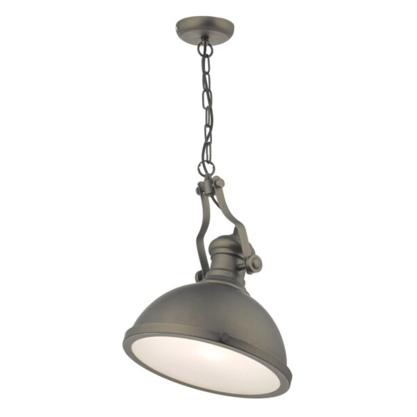 Arona Pendant Antique Pewter & Glass - Image 2